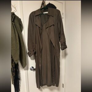 Babaton Dark Green Trench Coat